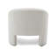 Ceard Upholstered Boucle Barrel Chair With Footstool-832134415