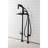 Kingston Brass Concord Freestanding Tub Faucet with Supply Line and Stop Valve-50824171-113043257
