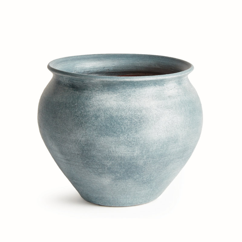 Carmiche Mirela Drum Vase Large, Blue