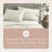 Whisper Organic 100% Organic Cotton Sheets Twin XL Size - Gots Certified Organic Bed Sheets With Deep Pocket & Breathable And Cozy Sateen Weave Gets Softer With Each Wash - Luxury 3 Piece Set (White - Twin XL)-117532781-117278036