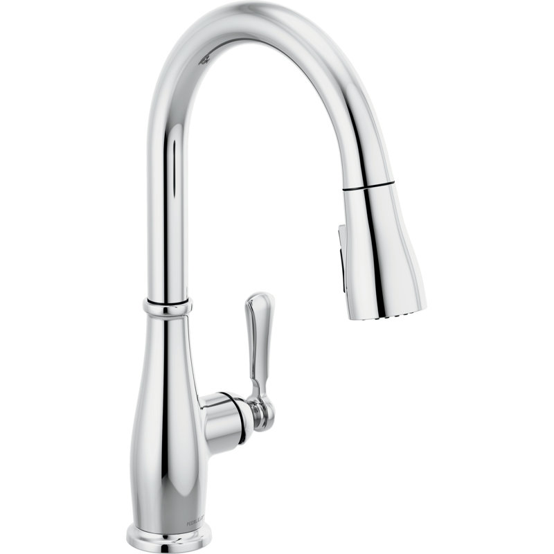 Robinet de cuisine à poignée simple Elmhurst, Chrome