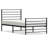 Metal Bed Frame with Headboard & Slats, No Mattress, Easy Assembly-116091929-116091928