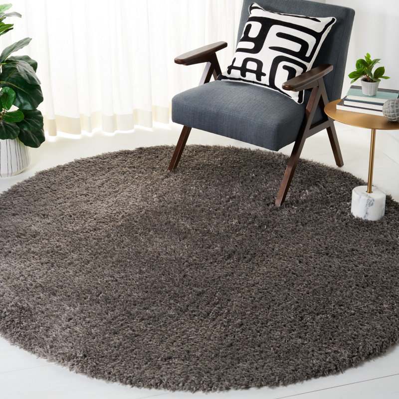 Madrid Shag 200 Performance Rug, Round 6'7"