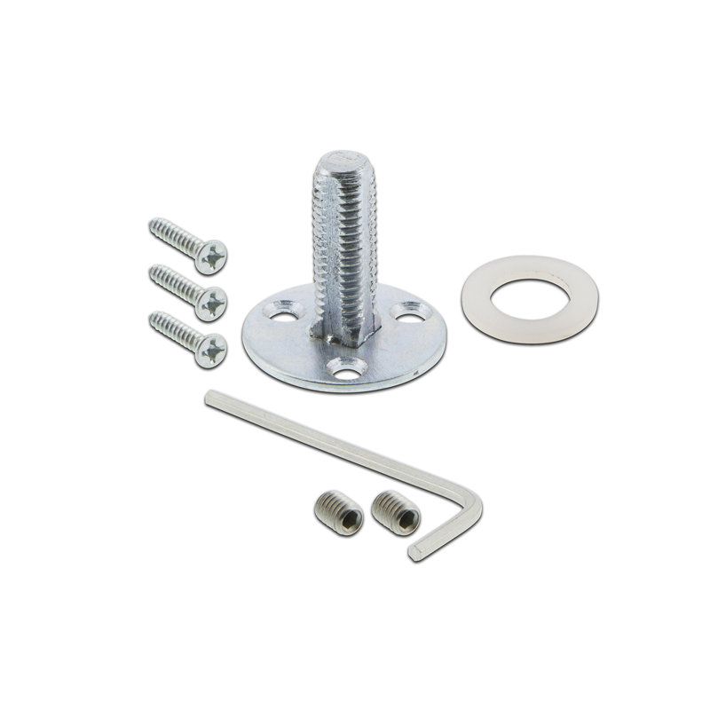 Classic Rosette with Chateau Door Knob, Satin Nickel