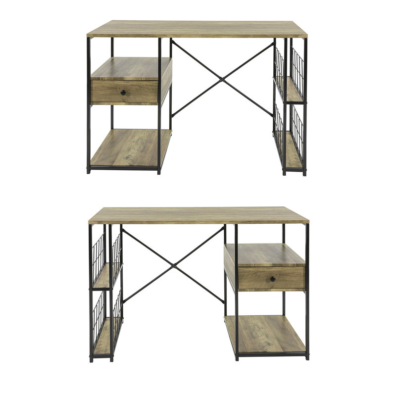 Hazlehurst Metal Base Writing Desk