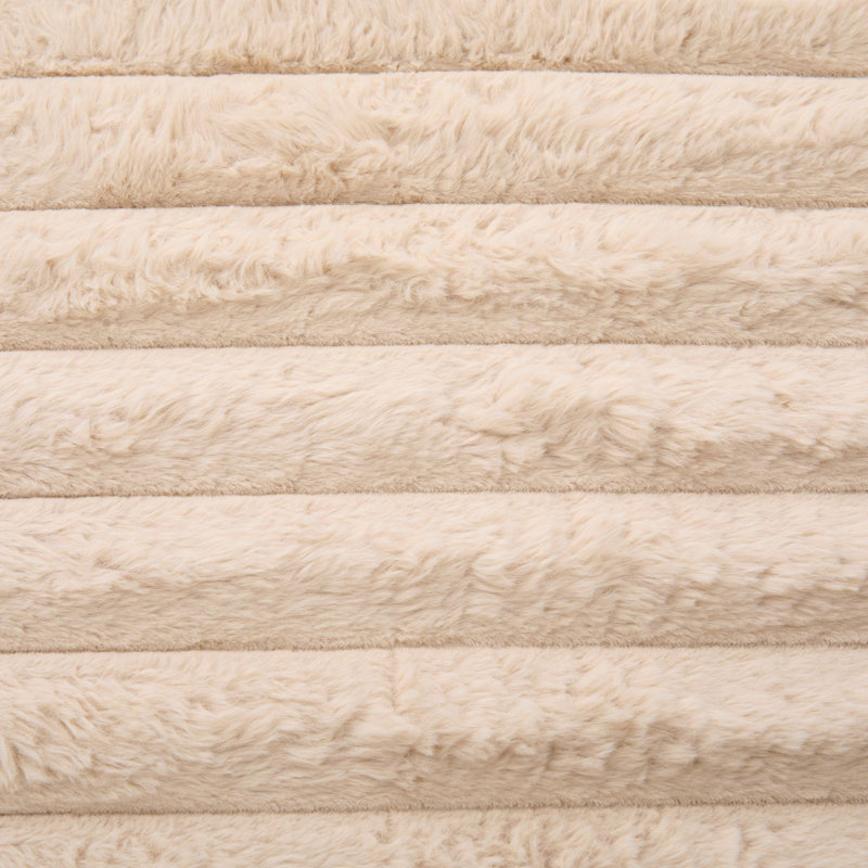Très grand canapé double méridienne 83,5 po Cloud Couch, Champagne