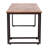 2 Piece Modern Nesting Coffee Table Set with Storage Drawer and Sled Base Metal Frames