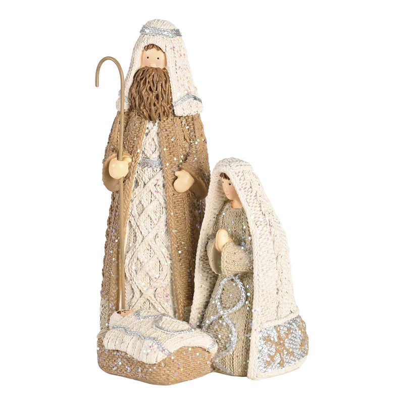 Nativité 1 pièce aspect tricoté 5,75H