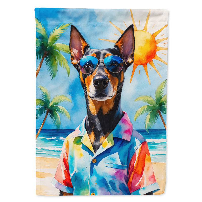 Drapeau de la maison esquimau américain, Doberman pinscher