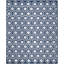 Tapis géométrique en laine tissé à la main avec broderie Inoue-16763078