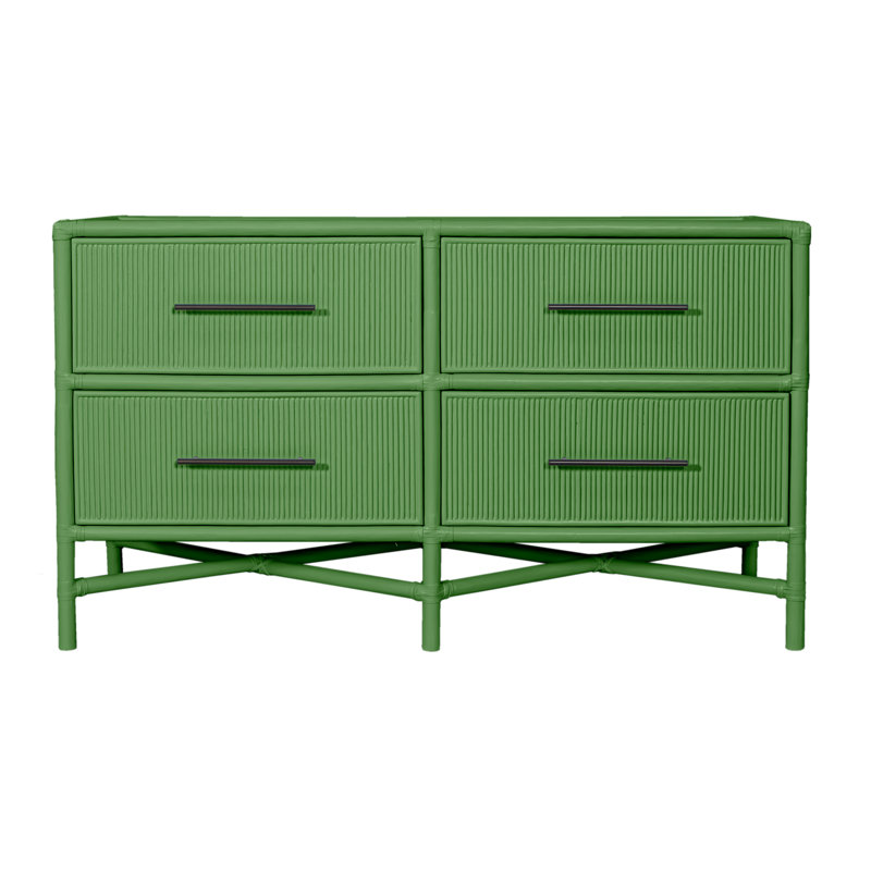 Juno 4 - Drawer Dresser, Bright Green