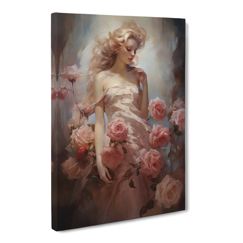 Rose Romanticism - No Frame Print, 60cm H x 40cm W x 3cm D
