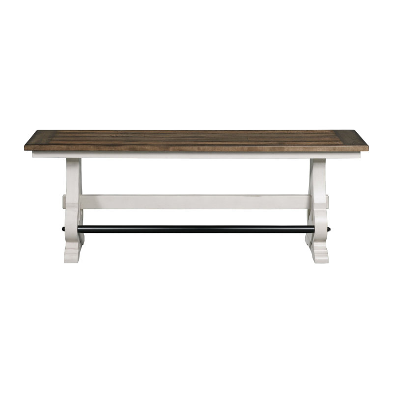 Isamu Solid Wood Bench