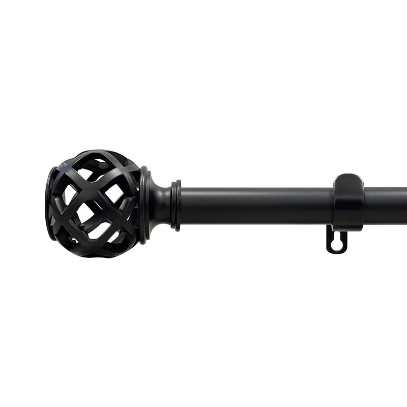Tringle à rideaux simple réglable Rotella, 48" - 86"