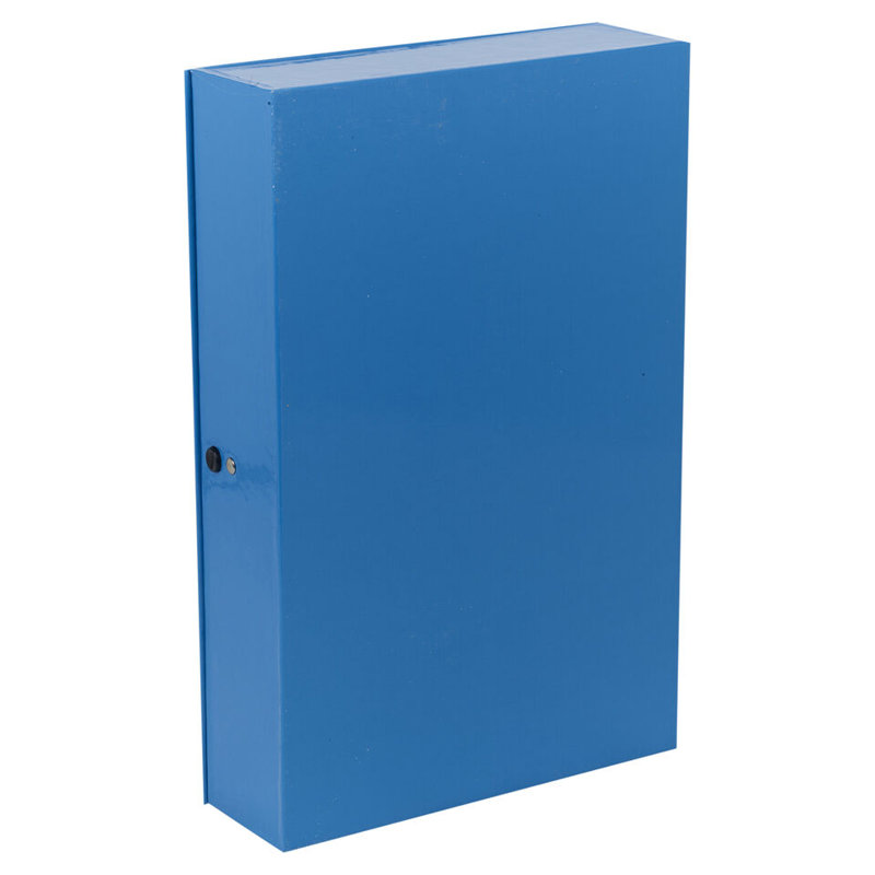 10 x A4 Foolscap Box Files Coloured Secure Document Storage Set with Spring Clip
