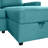 Upholstered Sectional Sofa With Storage Chaise Lounges And USB Ports-1215492240