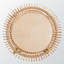 Table basse en rotin naturel de style bohémien Bay, H 17,66 po x l 30,78 po x P 30,74 po