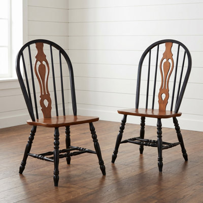 Azizi 17.75'' H Oak Side Chair