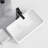 24“X14" Ceramic Rectangular Vessel Bathroom Sink for Modern Bathrooms-97214389