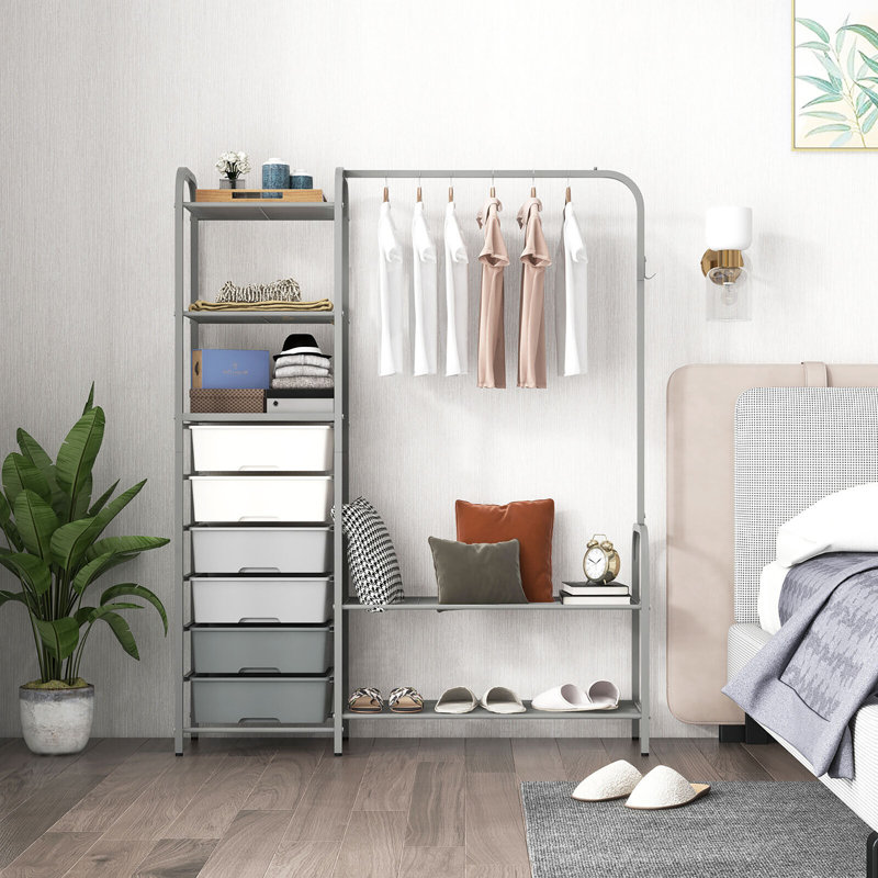 Maxten 48'' Metal Clothing Rack