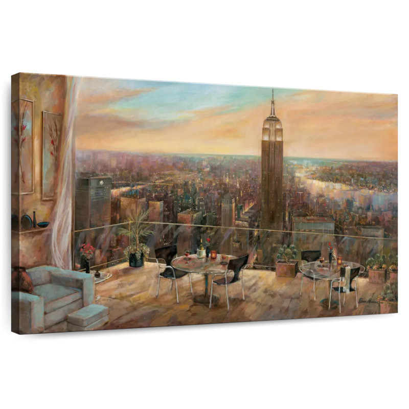 A New York View, 16" H x 24" W