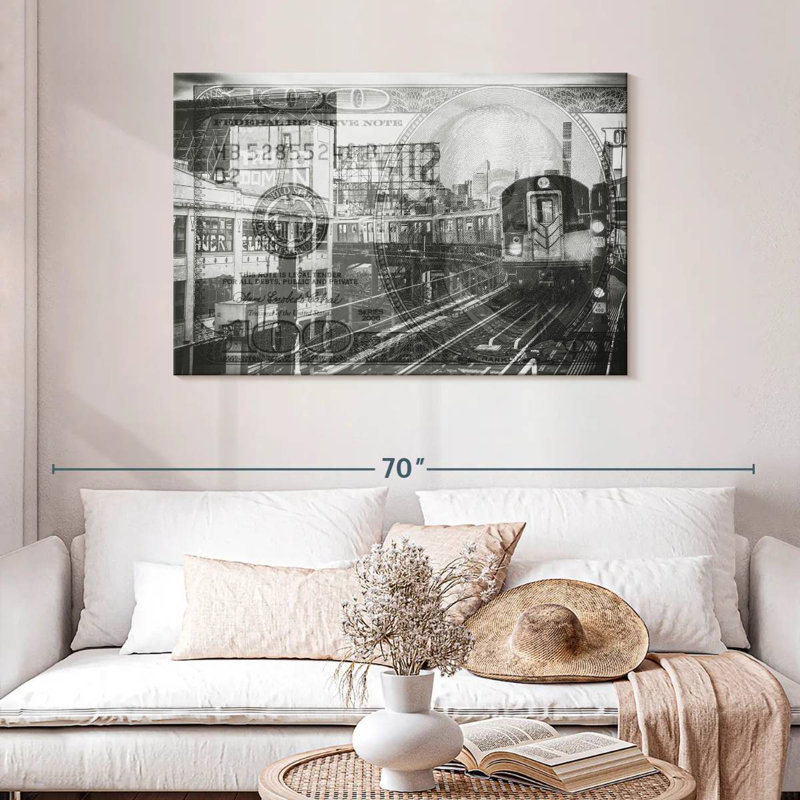 Sireci Manhattan Dollars Line 7, 30" H x 45" W