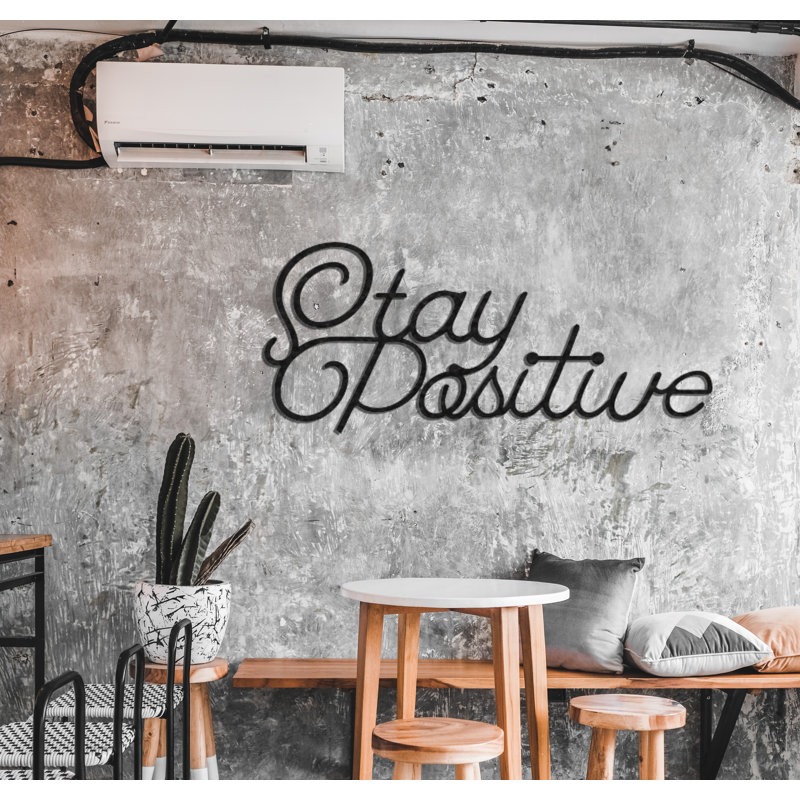 Stay Positive Wall Décor
