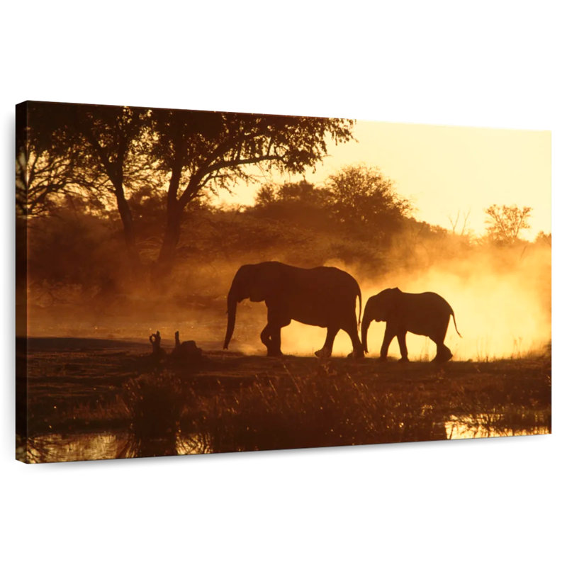 Brampt Elephant Buddies, 32'' H x 48'' W