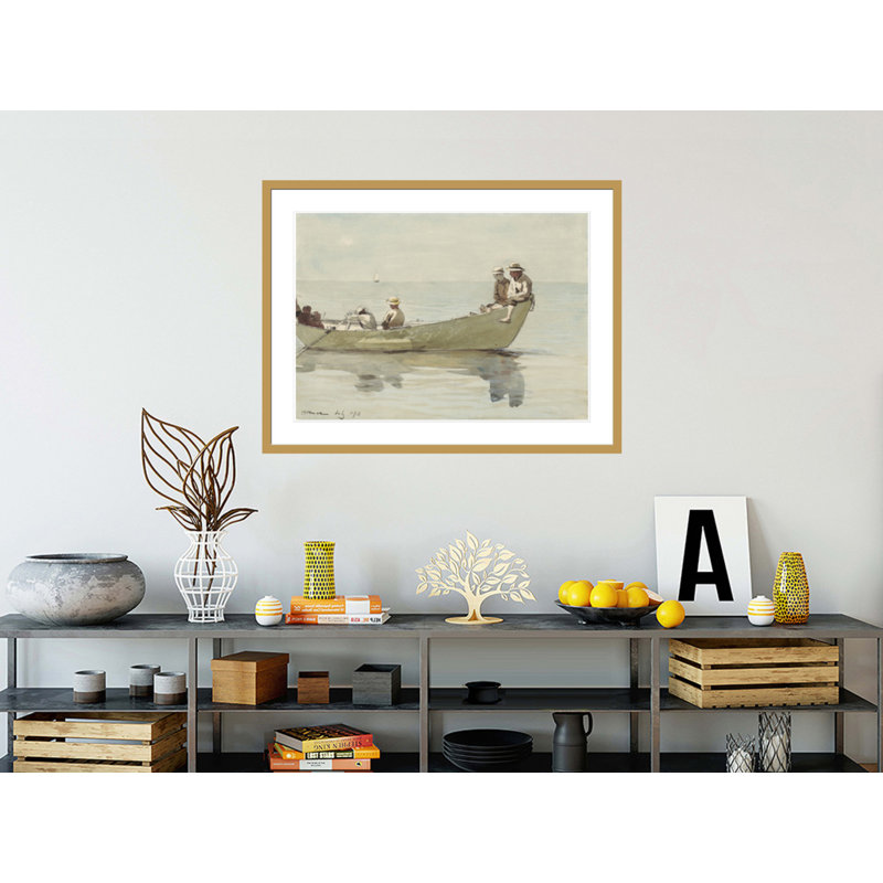 Sept garçons dans un dory (détail) par Winslow Homer, H 31,54 po x l 41,5 po