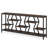 70.9 Inches Sofa Console Table With 4 Tier Wood Storage Shelves, Industrial Extra Long Narrow Entryway Accent Tables For Hallway, Living Room, Foyer (Rustic Brown)