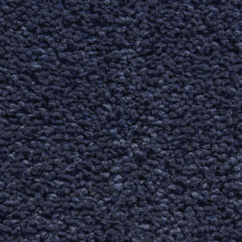 Felia Nylon 3 Piece Bath Rug Set with Non-Slip Backing, Navy