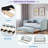 Upholstered Daybed With Trundle And Wood Slat-1127228380