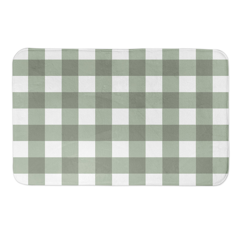 Tapis pour salle de bain Didcot, Vert