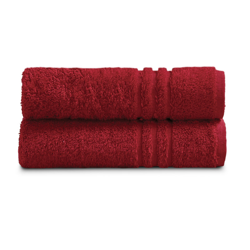 Ensemble de serviettes à main, Rouge