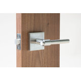 Flat Privacy (Bed & Bath) Door Lever with Square Rosette