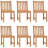 Elmsall Rectangular 7 - Piece 6 - Person 200Cm L Outdoor Table Set-1643874140