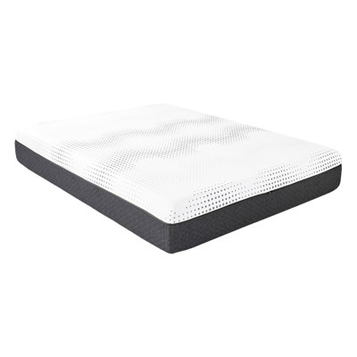 Grand matelas 12 po - Gel de thé - Mousse à mémoire de forme avec ressorts ensachés robustes pour un sommeil réparateur