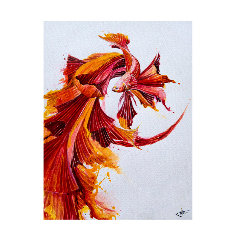 Art sur toile Marc Allante Ignite (vertical), H 24 po x l 18 po