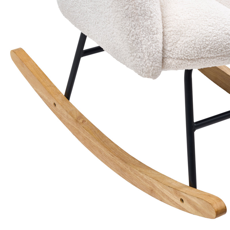 Chaise berçante en fer Branen