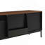 Meuble télé Mid-Century avec portes coulissantes et tablettes réglables pour téléviseurs de 75 po ou moins-131246811