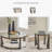 Lowrine Glass Top Single Coffee Table