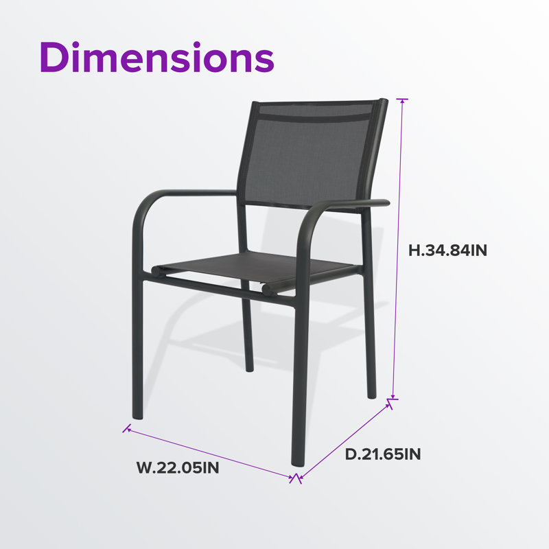 10 - Person Aluminum Rectangular Extendable Outdoor Dining Set With Stackable Sling Dining Chairs, 10