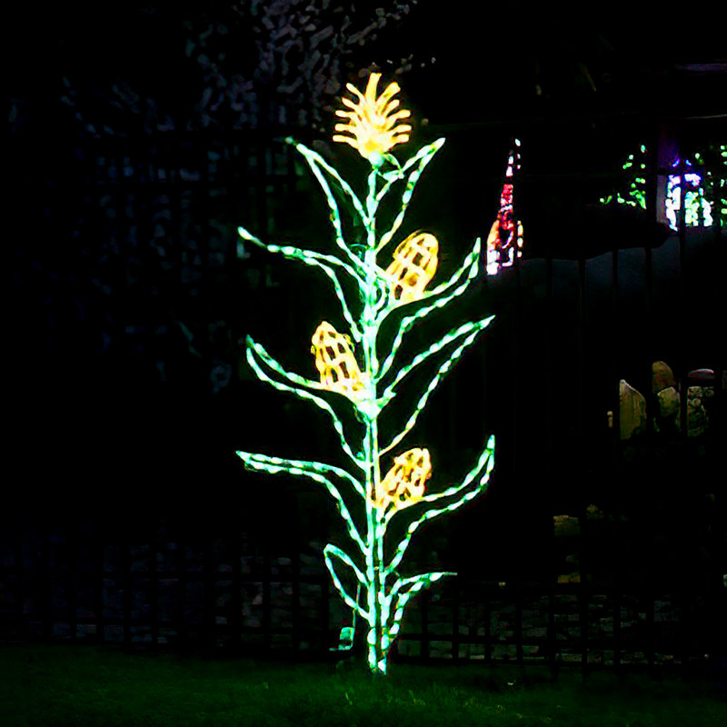 Fall Harvest LED Corn Stalk 72 in