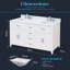 60" vanity with solid hardwood frame, quartz countertop, soft-close drawers, CUPC sink and Vannes flip-top storage