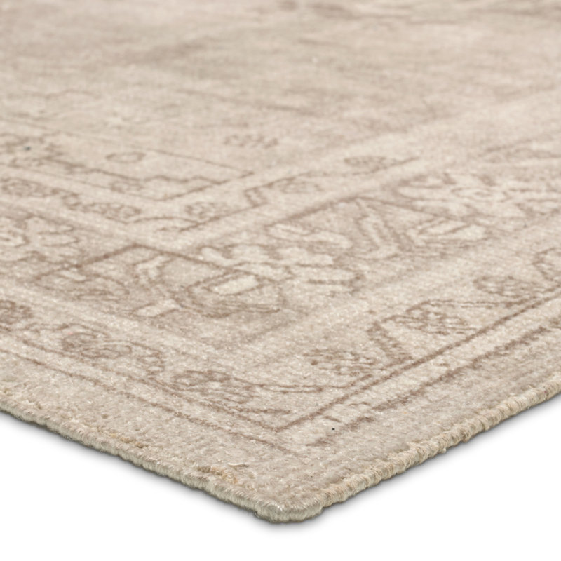 Tapis brun clair / taupe Riverelle, Rectangle 9 pi 6 po x 13 pi 6 po