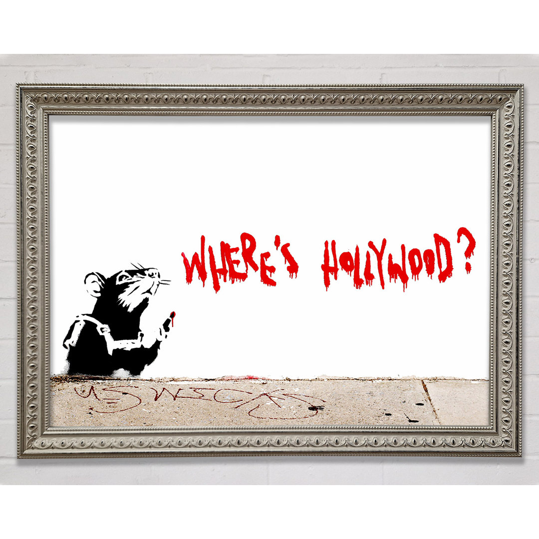 Rat Wheres Hollywood - Drucken