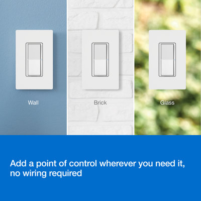 Lutron Pico Smart Smart-Enabled Wireless Remote w/Wall Mount Kit White 1 pk