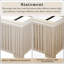 Structure de lit plateforme en bois massif avec tête de lit, aucun sommier nécessaire, conception sur pied, assemblage facile, grand lit, beige-1313886213