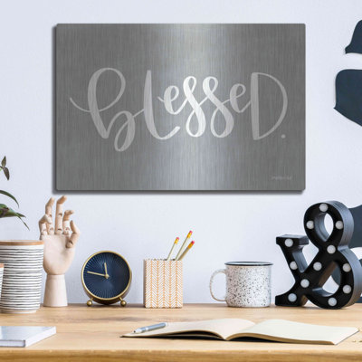 «Blessed» par Imparfect Dust, art mural en métal