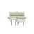 Beige Cushion/Light Grey Frame selected